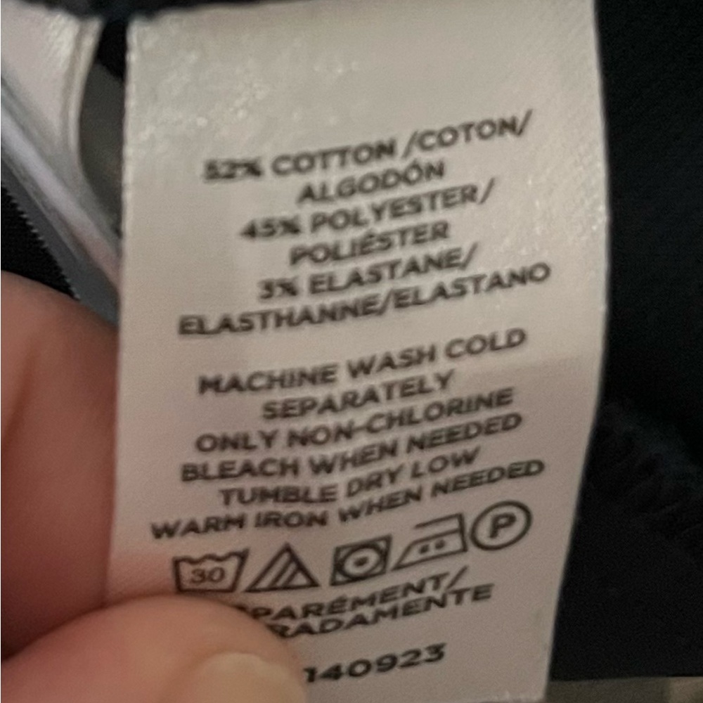 LOFT Navy Curvy “The Sutton” Trouser Pants Size 10 - Picture 5 of 8